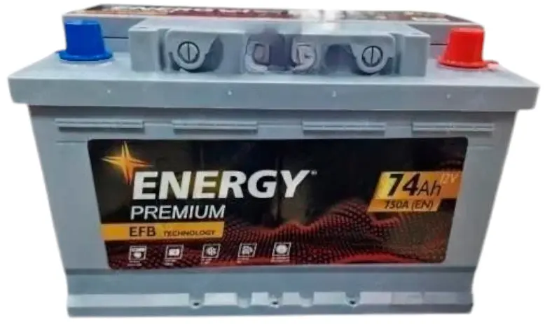 Energy Premium EFB (74 А/ч), 750A R+ низ. купить в Минске ♨️ цены на AKKUMULYATORY